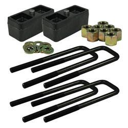 Ground Force Universal 3" Lowering Block Kit fits 2 1/2" spring - Click Image to Close